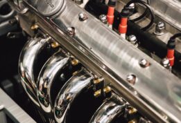 stainless steel engine bay